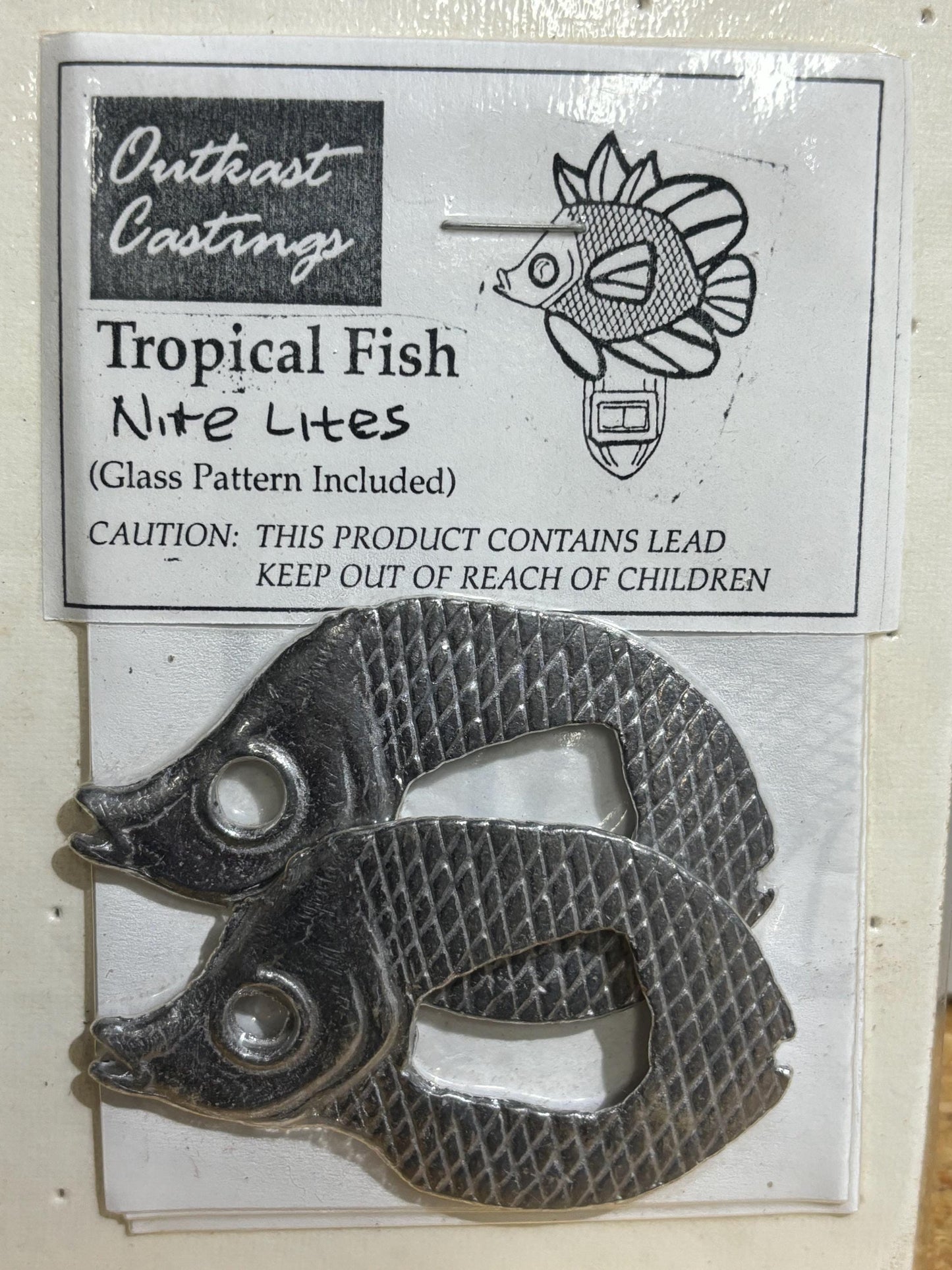 Lead Casting Fish Nightlight - Includes Pattern