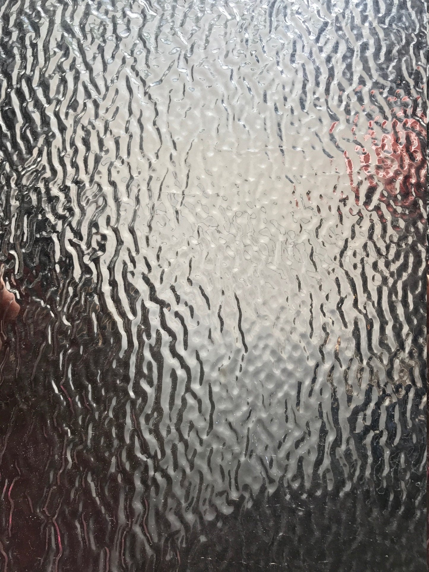 8" x 6" - Clear Ripple (Wissmach )