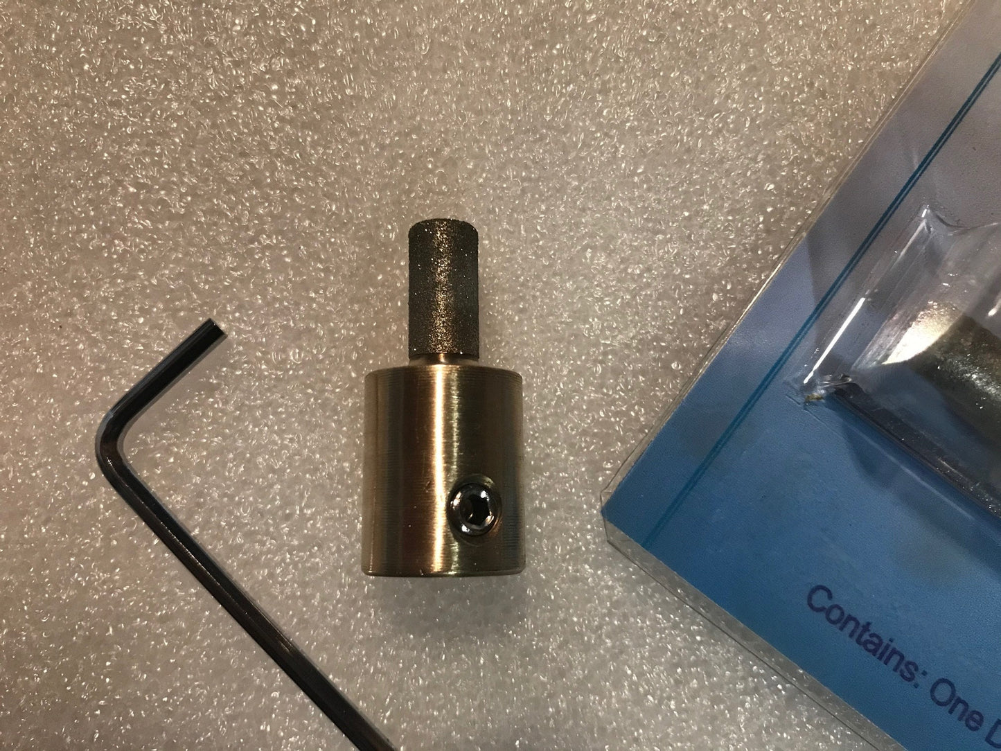 1/4" Copper Grinder Bit - Standard Grit (fits most grinders) - Stained Glass Supplies