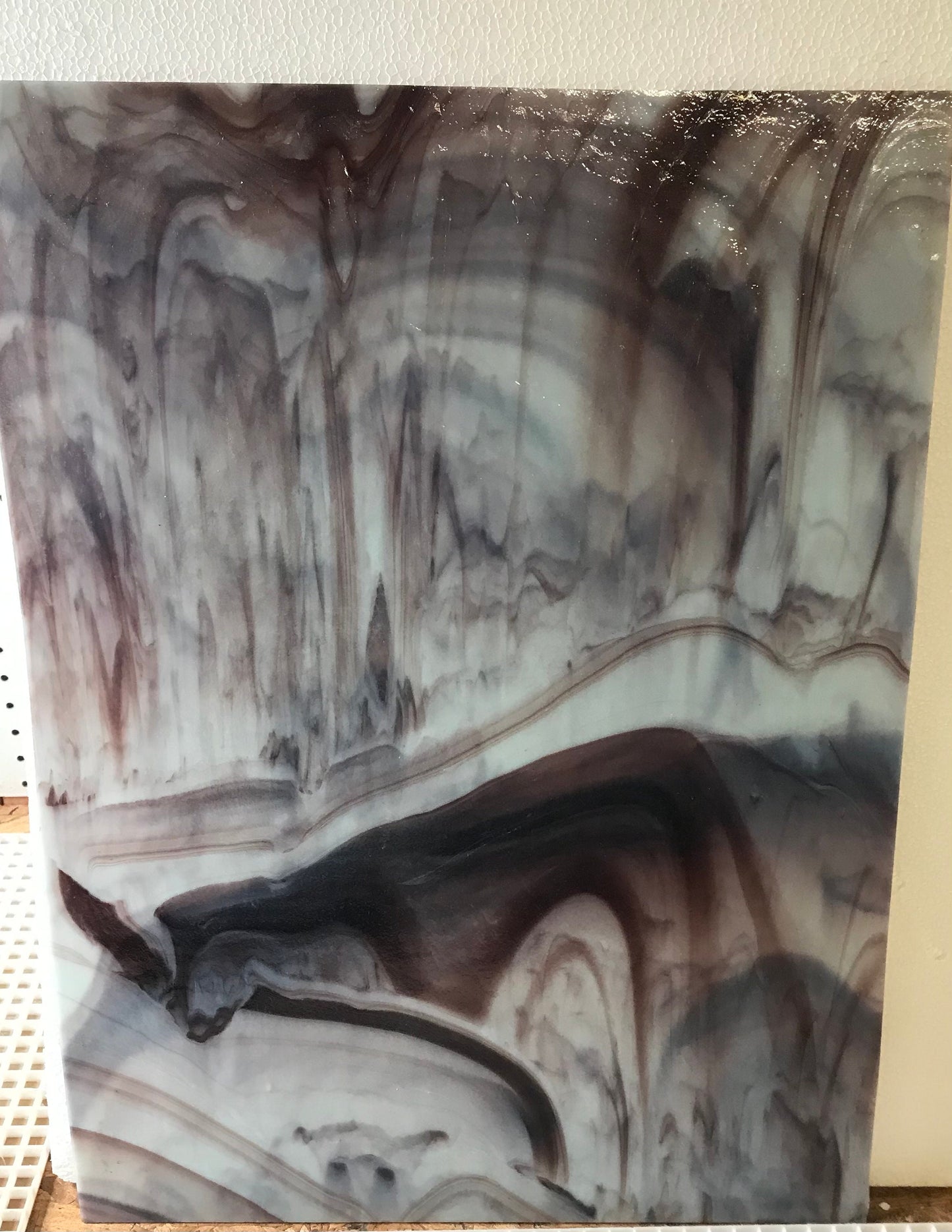 8" x 6" Purple and White (Merry Go Round)