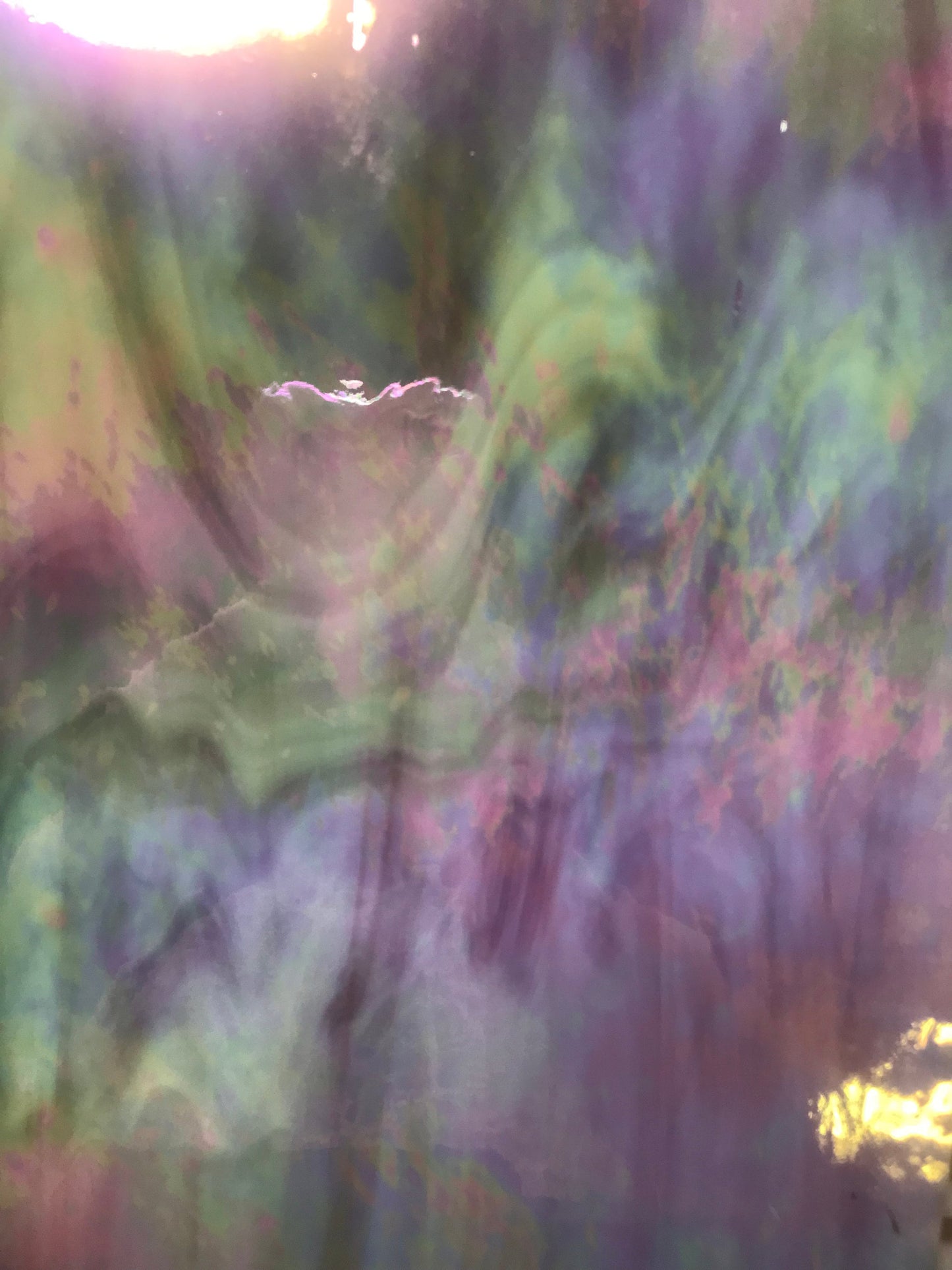 8" x 6" Purple and White Iridized (Original Spectrum 347-1 irid)