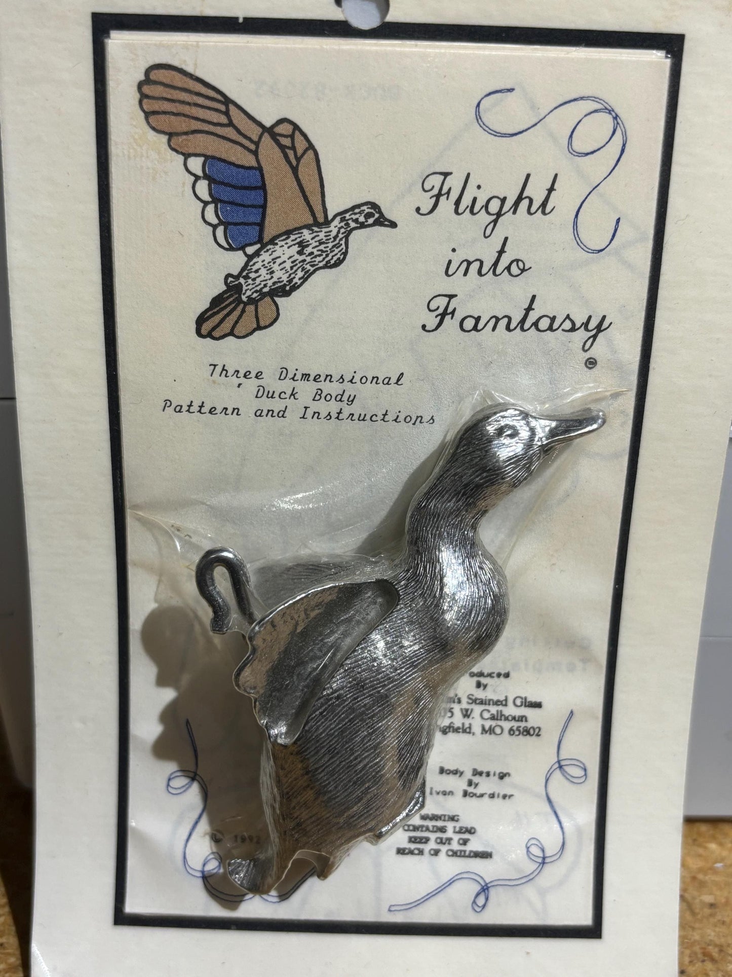 Lead Castings by Flight into Fantasy - Duck (Includes Pattern)