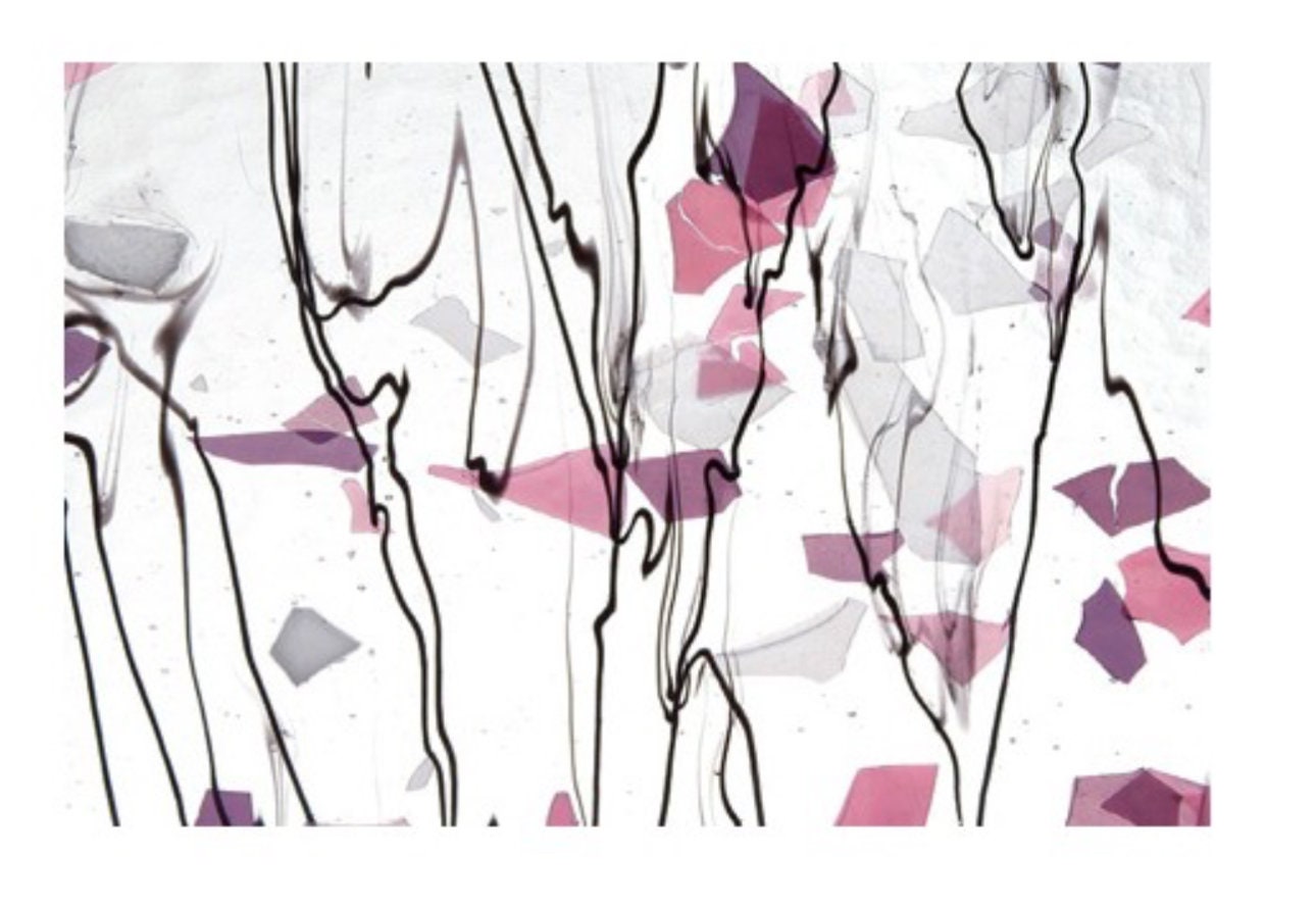 10" x 10" - Clear with Light Pink/Plum and White with Black Streamers (4122-0000)