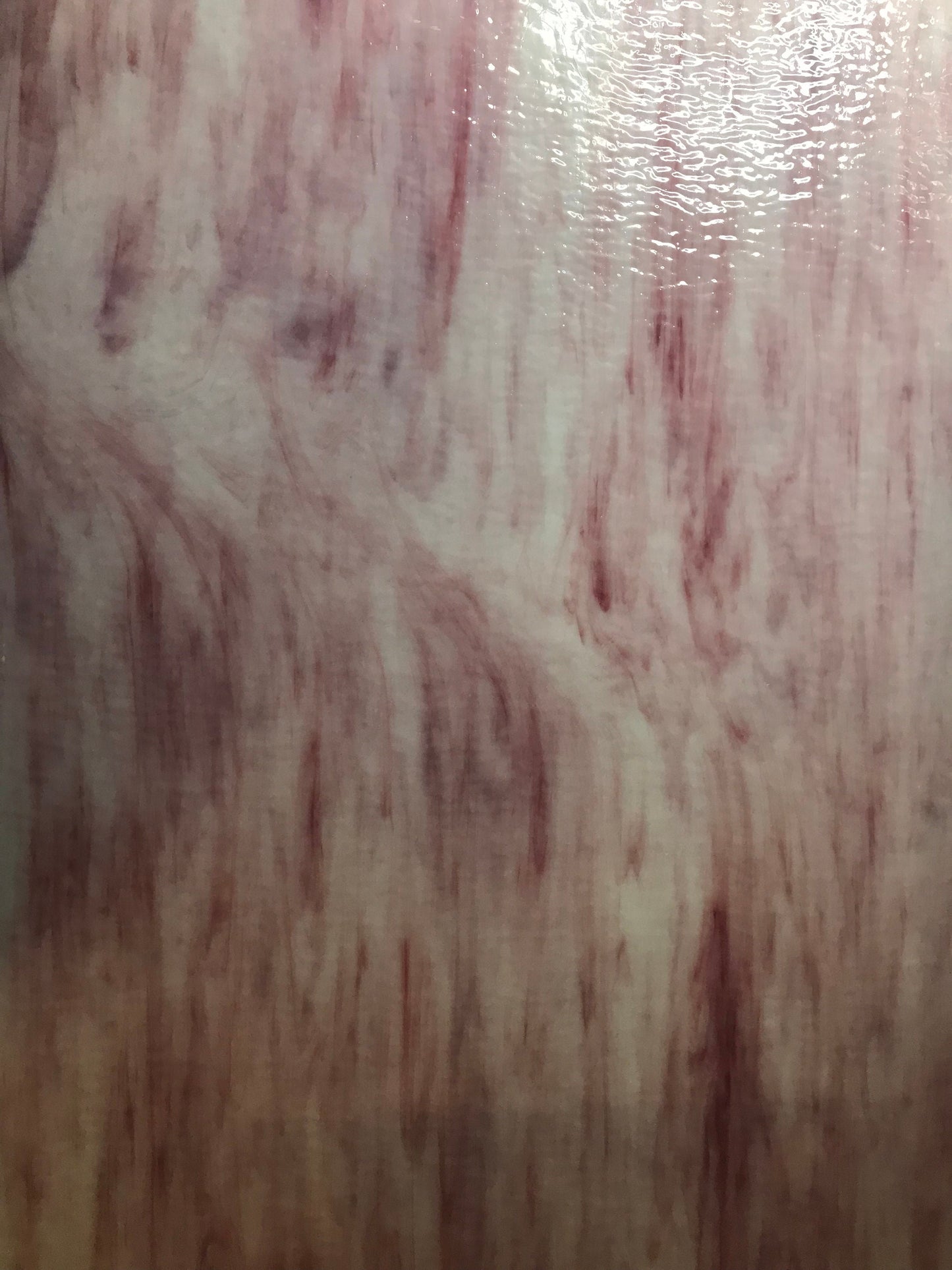 12” x 12" - Gold Pink and White Opal Ripple (Wissmach 7 D RIP)