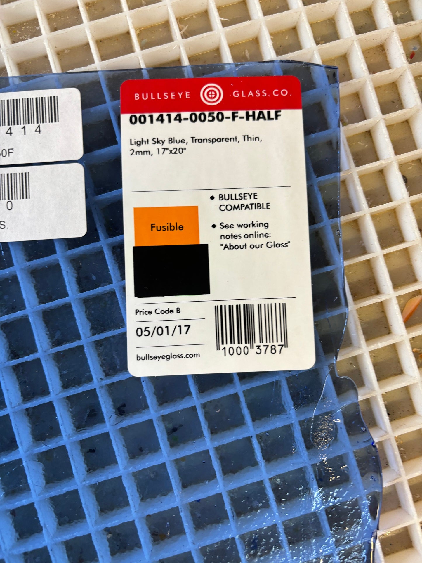 8.5" x 10" -Thin Light Sky Blue (B 1414 50)