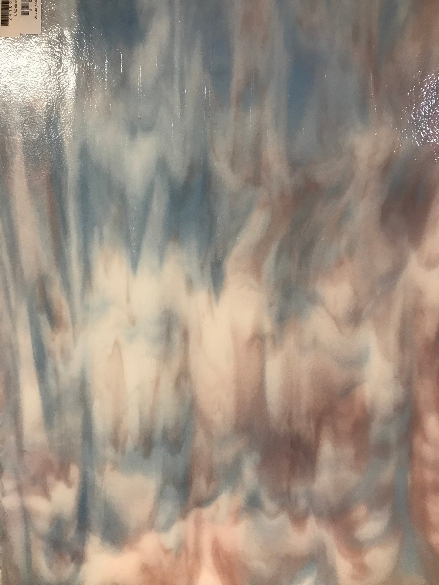 8” x 6” Sky Blue with White and Pastel Pink (Uroboros 60-466) *OLD STOCK