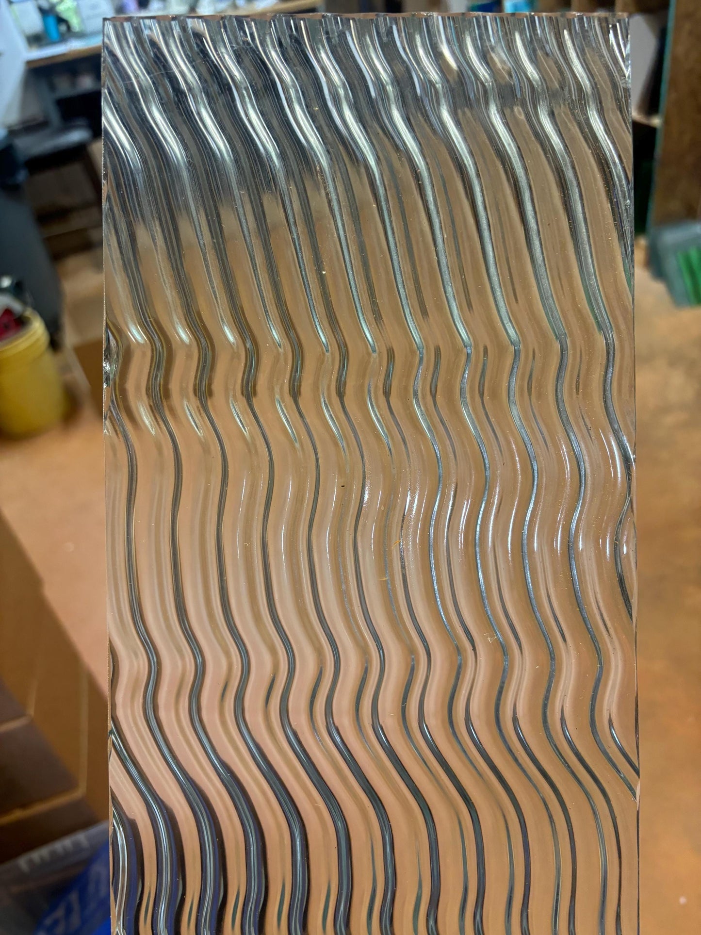 8" x 6" Clear Ripple (Spectrum 100 R)