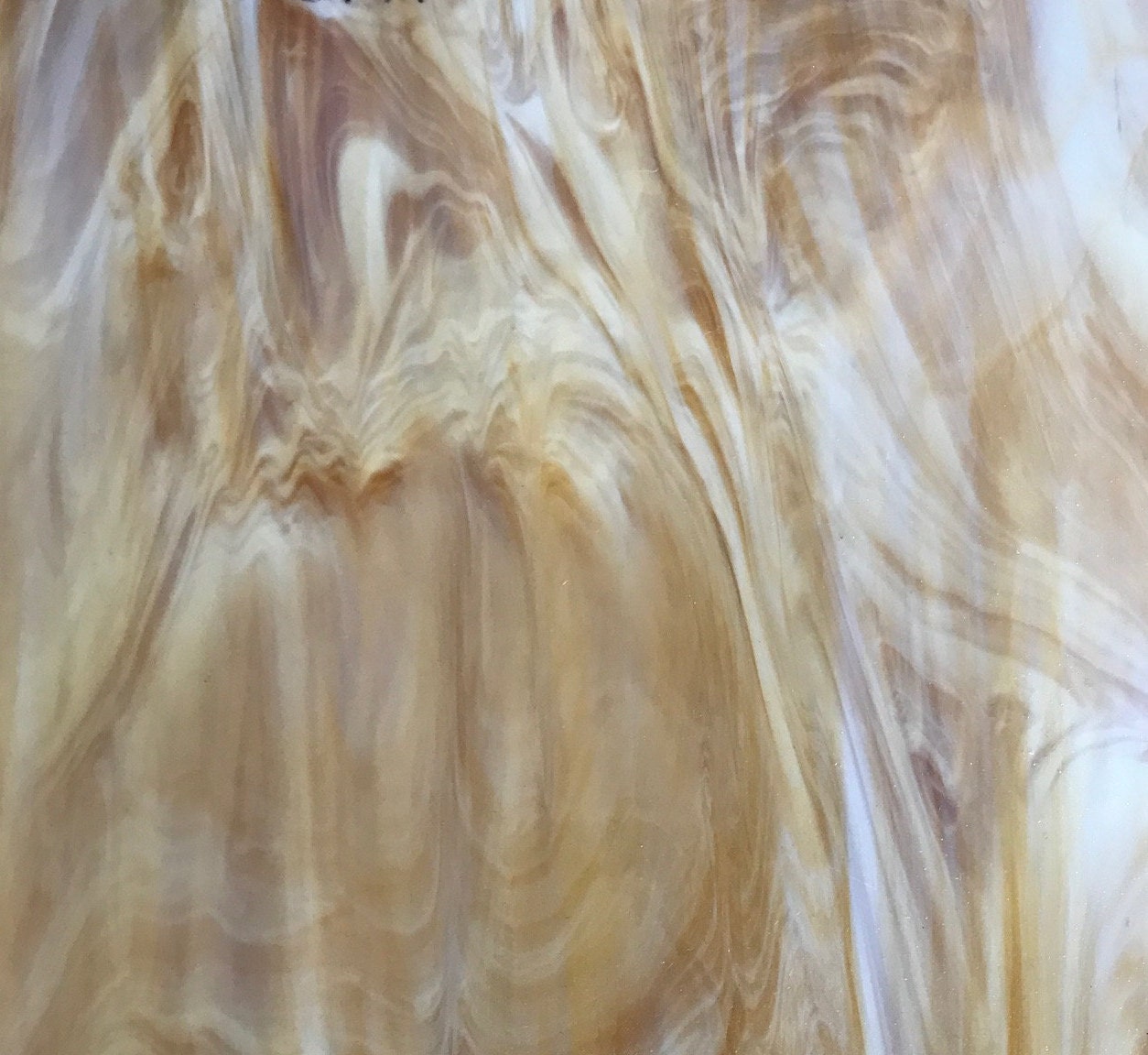 8" x 6" Light Amber and White Wispy 96 (Oceanside 317-1 SF)