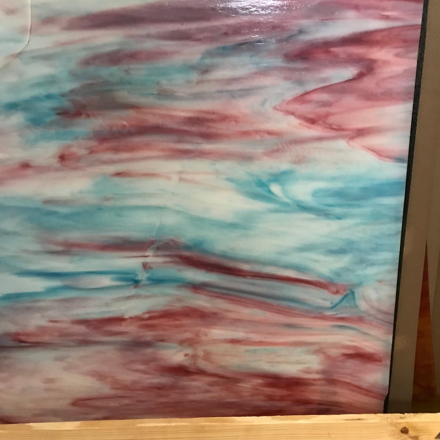 8" x 6" - Gold Pink, Aqua, White (Wissmach 5 L)