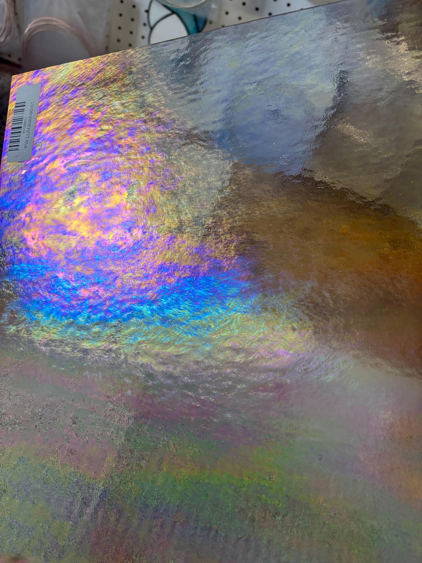 8" x 6"- Clear Luminescent (Wissmach 96-01 Lum)