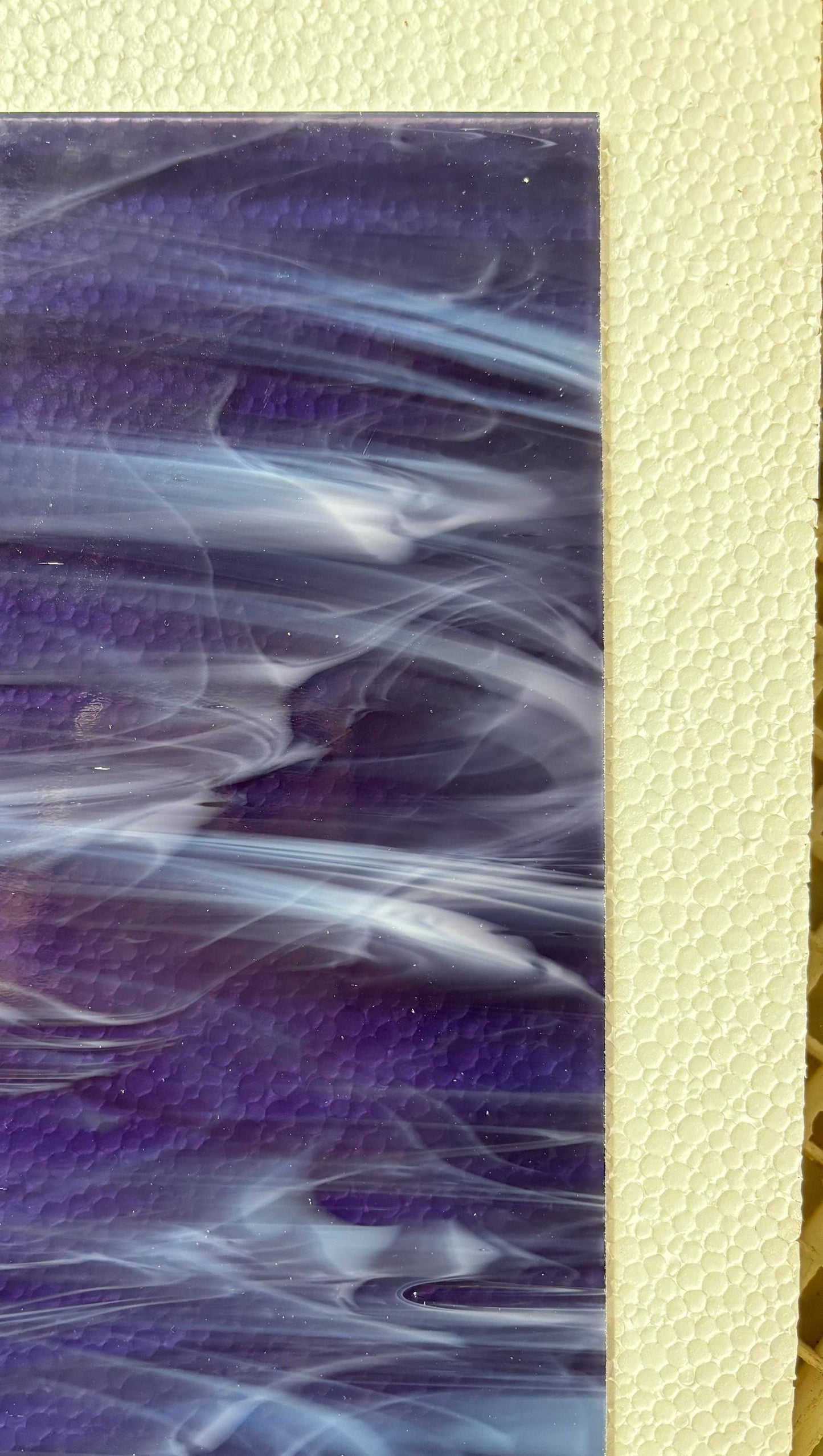12" x 12" 96 Grape and White Wispy (Oceanside 843-92 SF)