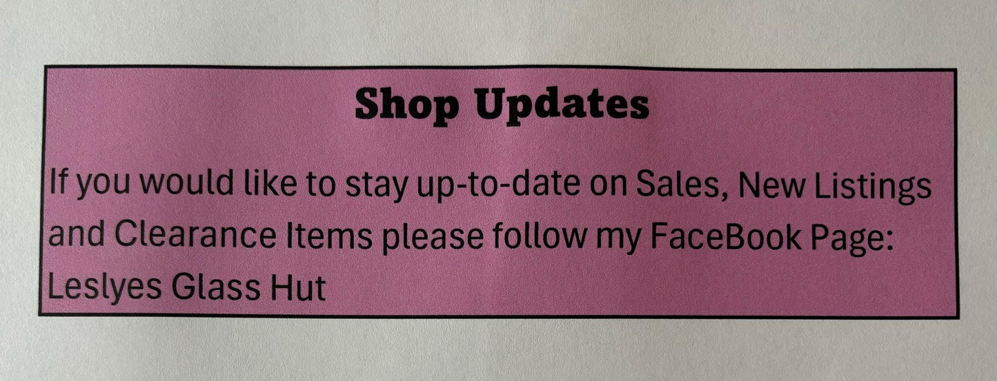 5" x 10" - Pink and White Fractures on Clear w/Black Streamers (B 4121-00)