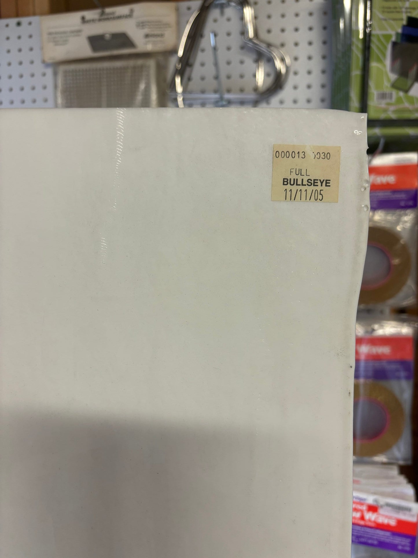 5" x 10" - Opaque White (Bullseye 0013-30)