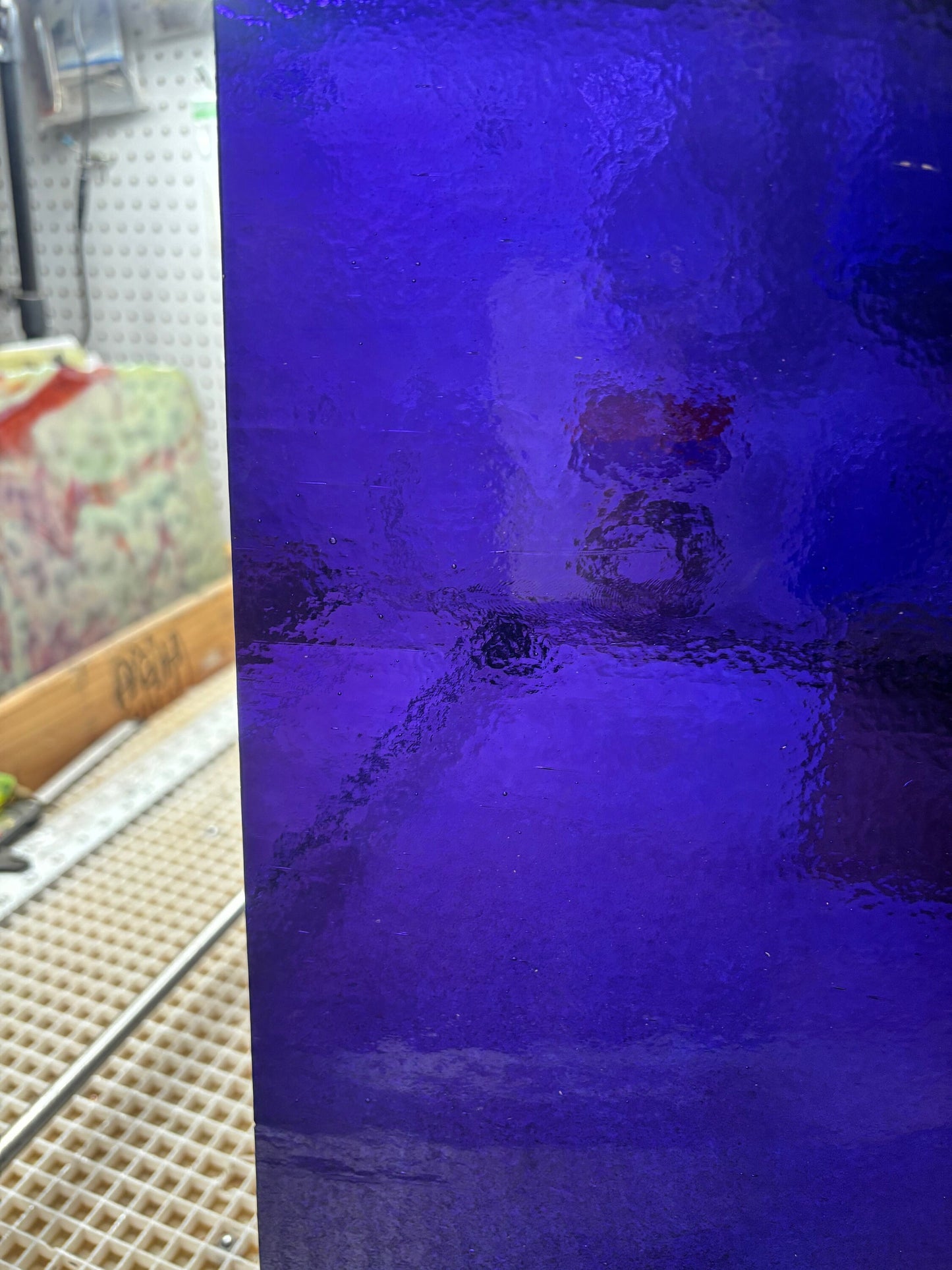 5" x 10" - Gold Purple Transparent (Bullseye 1334 -30)