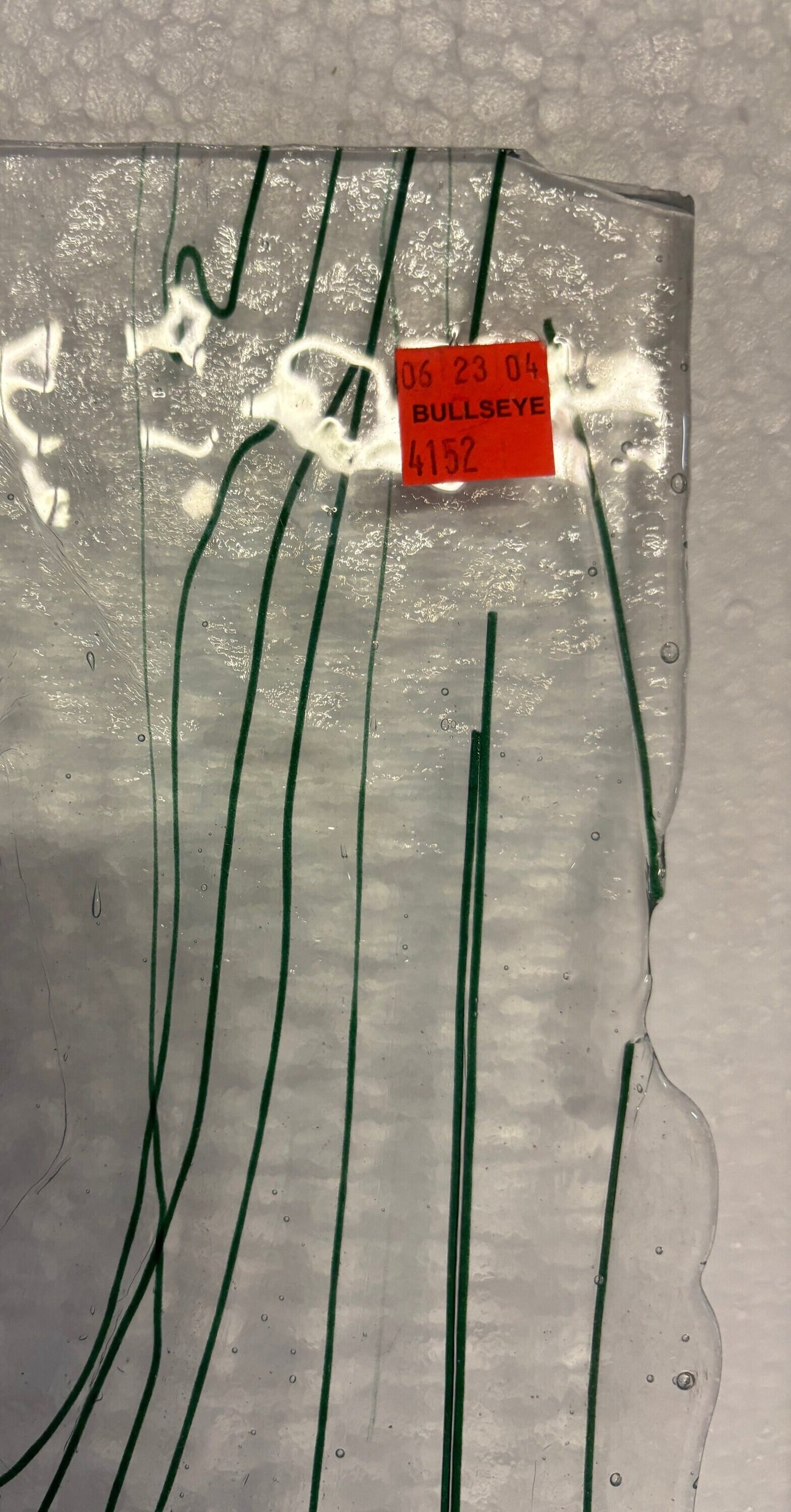 5" x 10" - Clear w/Green Streamers (B 4152-00)