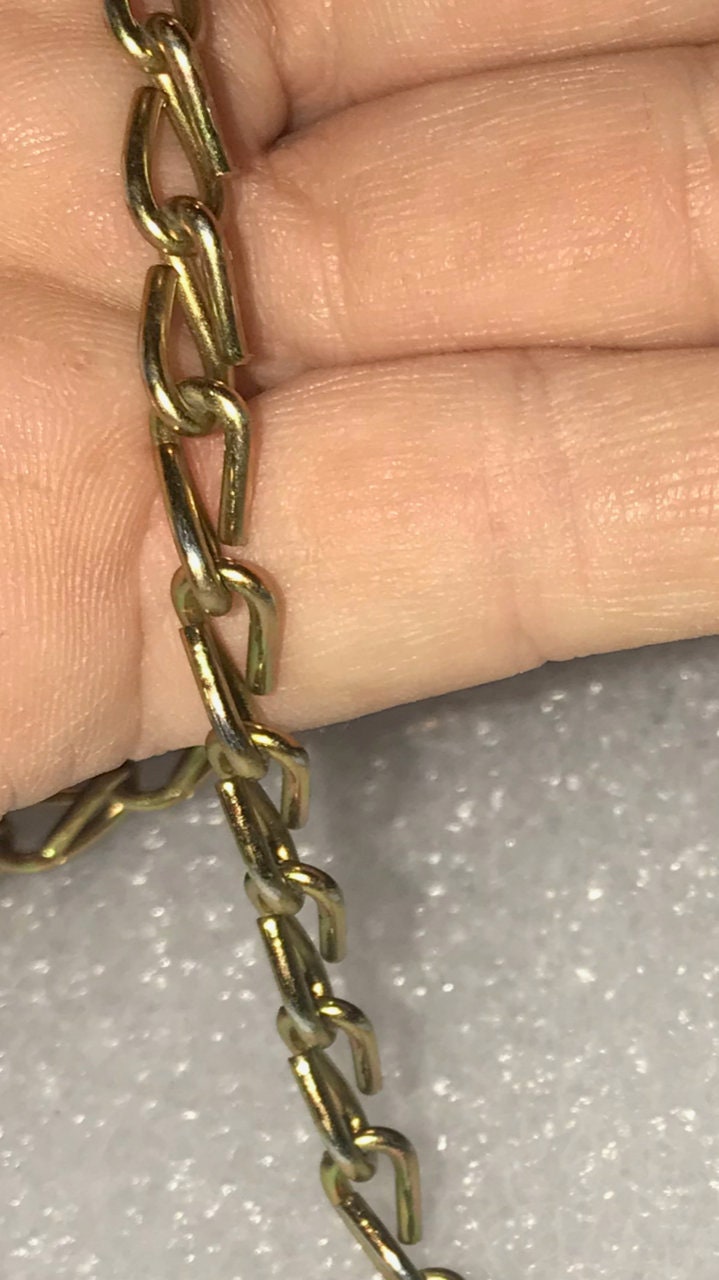 Steel Coated (Gold) Double Jack Chain #16 - 3 feet