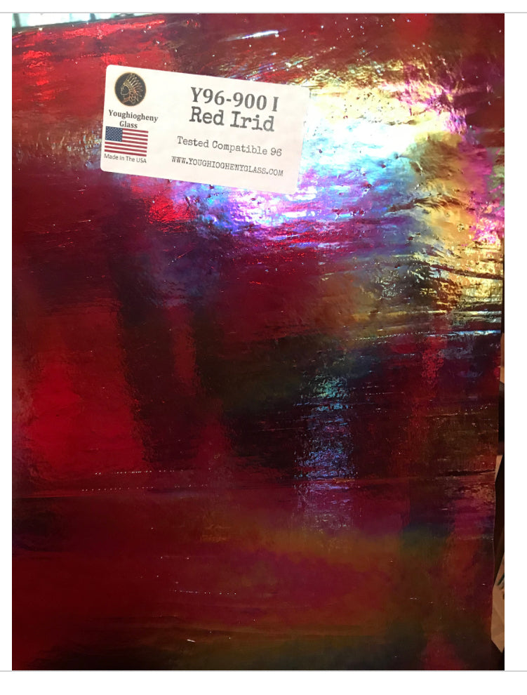 8" x 6" Red Iridized (Youghiogheny Y96-900 I)