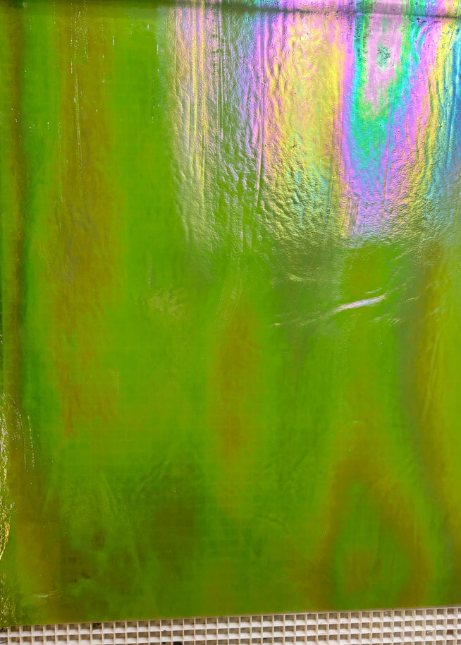 12" x 12" Lime Green Iridized (Youghiogheny Y96-4500 I)