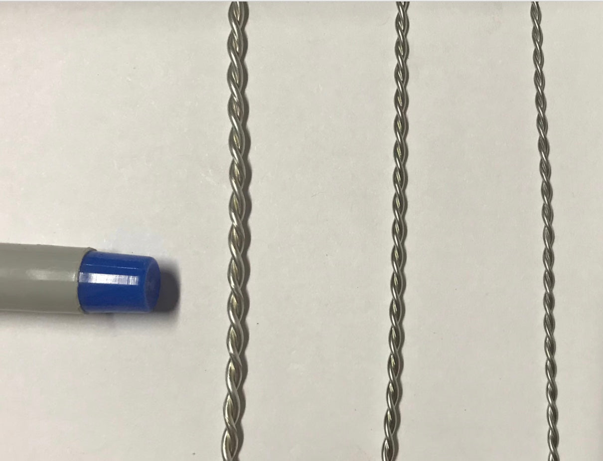 5 FT roll of Twisted Wire - Tinned copper
