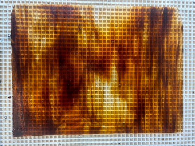12" x 12" Brown/Amber and Clear Uncat (Youghiogheny)