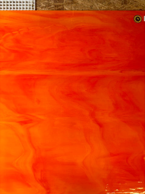 12" x 12" Orange Opal Fusible 96 (Wissmach)