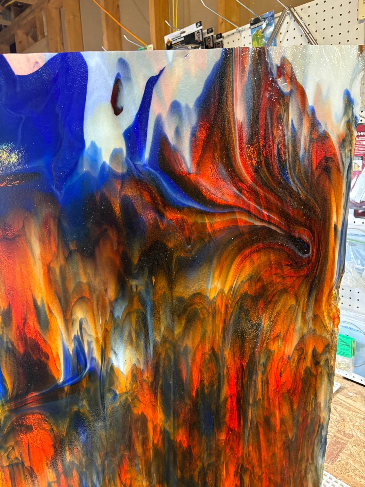 12" x 12" Red, White and Blue Uncat (Youghiogheny)