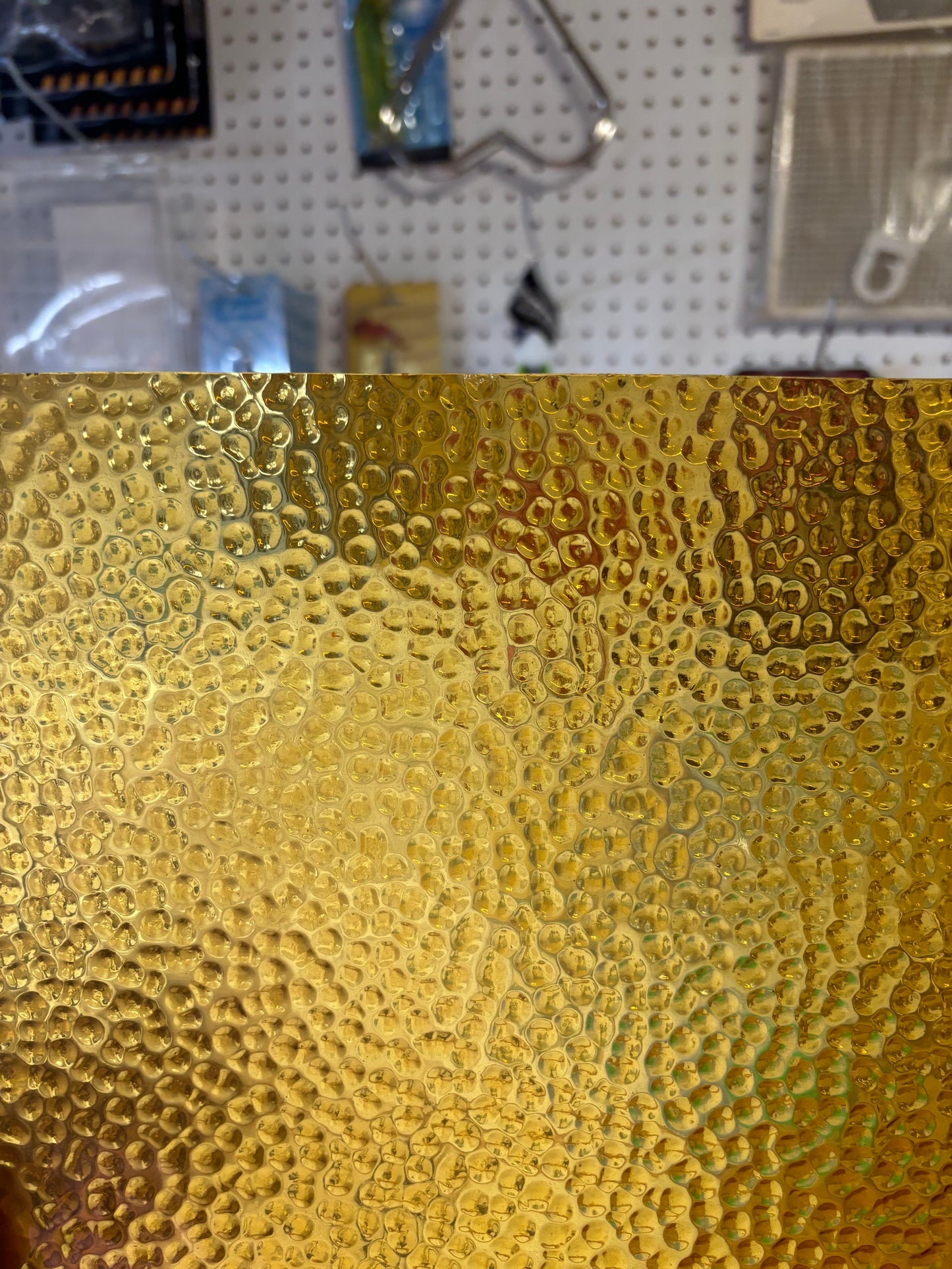 12" x 12" - Light Amber Hammered (Wissmach 47 H)