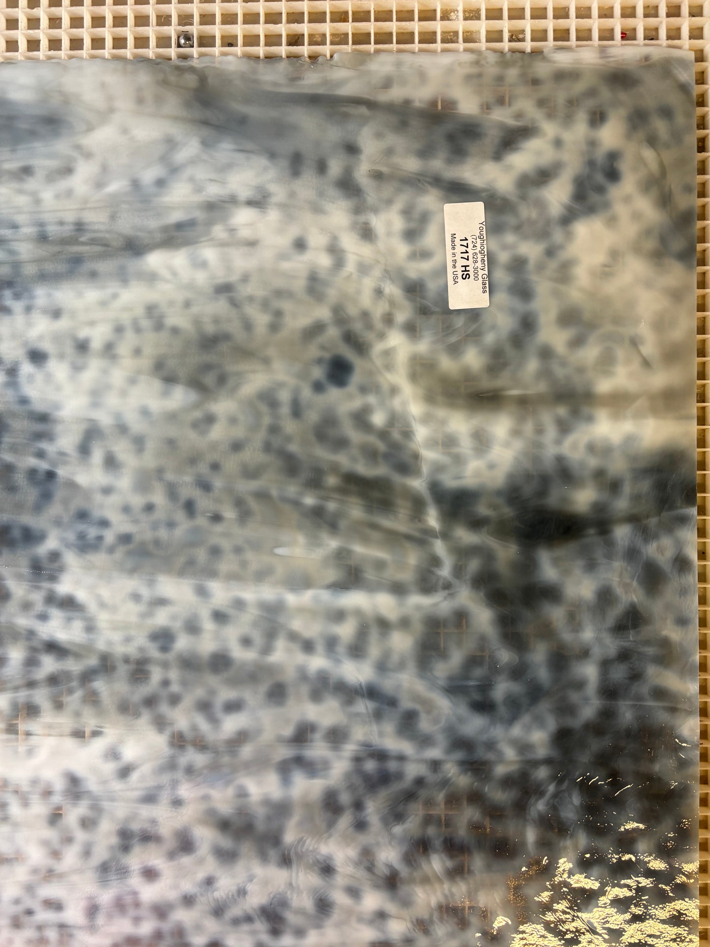 12" x 12" Gray and White High Strike (Youghiogheny 1717 HS)