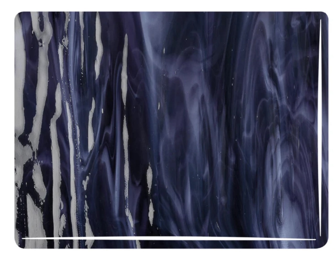 10" x 10" - Royal Purple, Powder Blue Mix (Bullseye 2128-00)