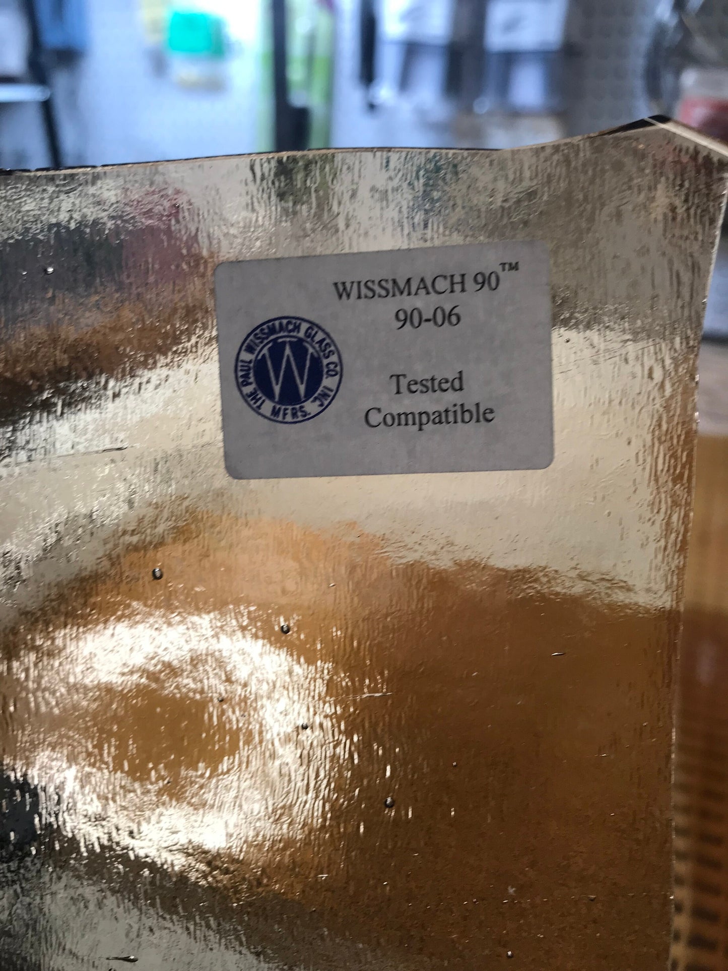 8” x 6" - Transparent Coral (Wissmach 90-06) PLEASE READ