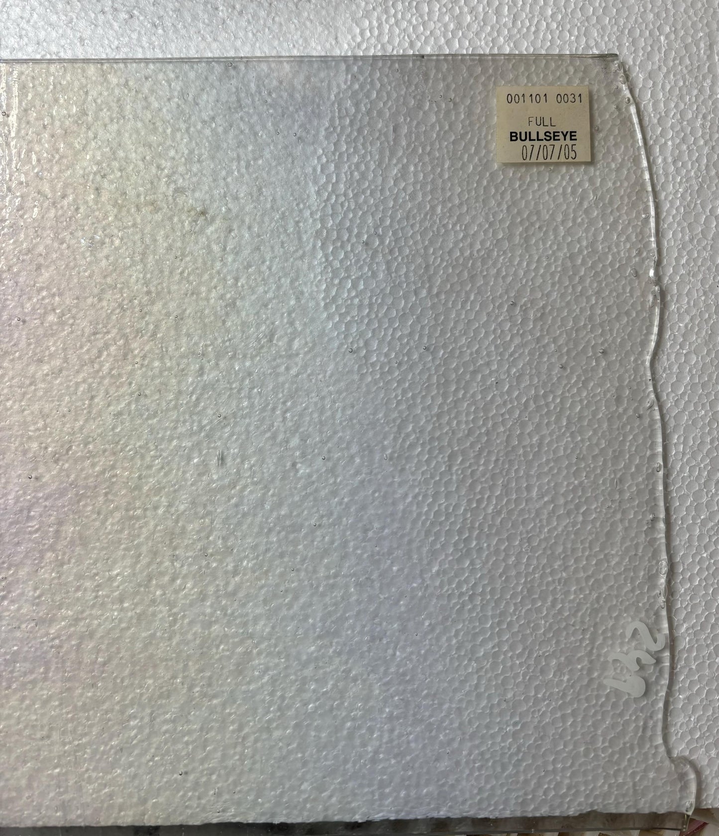 5" x 10" - Clear Rainbow Iridized (Bullseye 1101-0031)