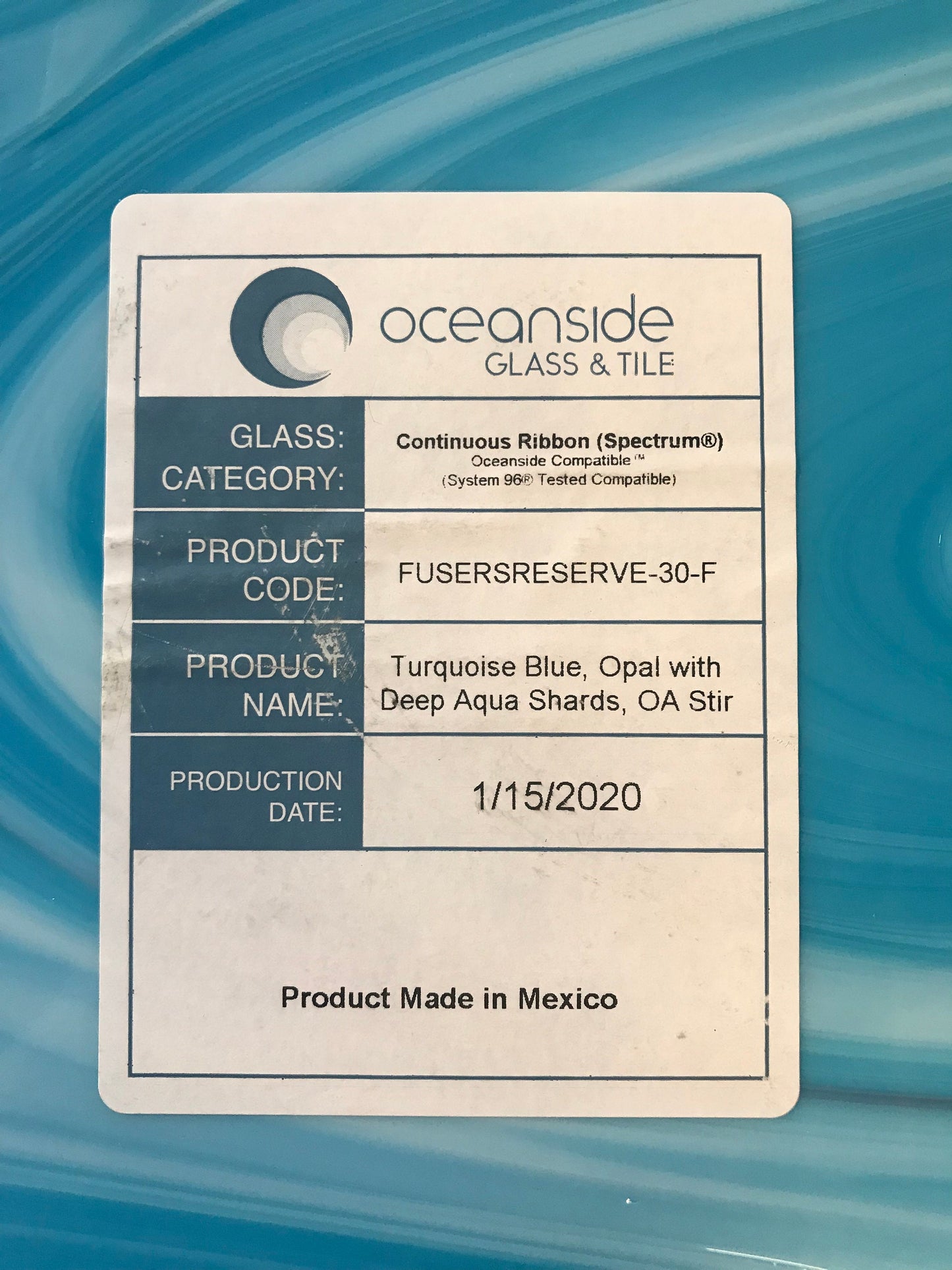 12" x 12" 96 Fusers Reserve 30
