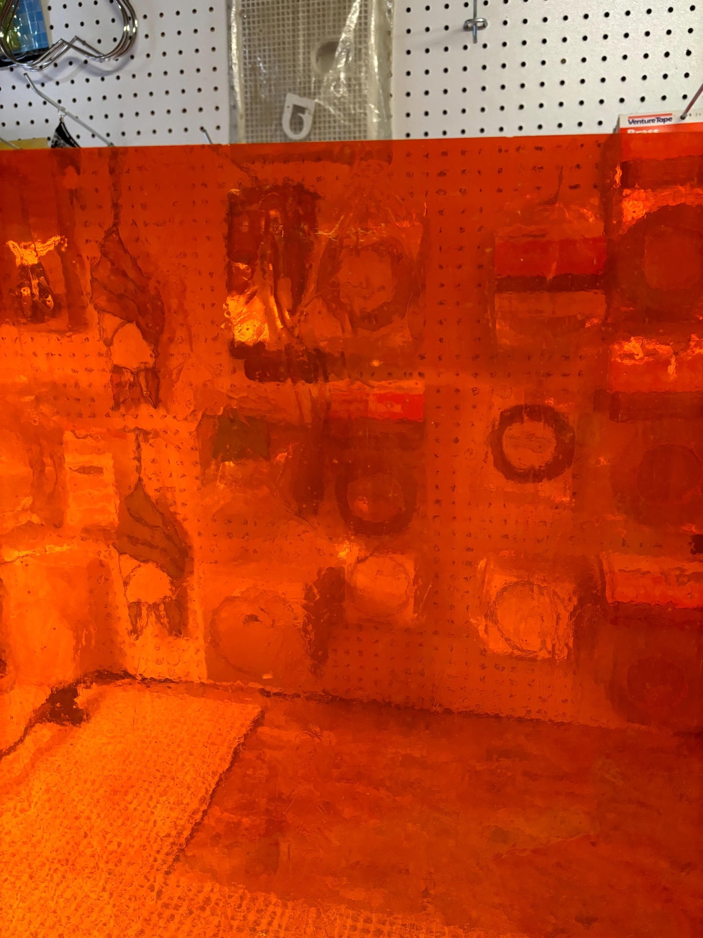 8" x 6" Orange Cathedral (Import 7003)