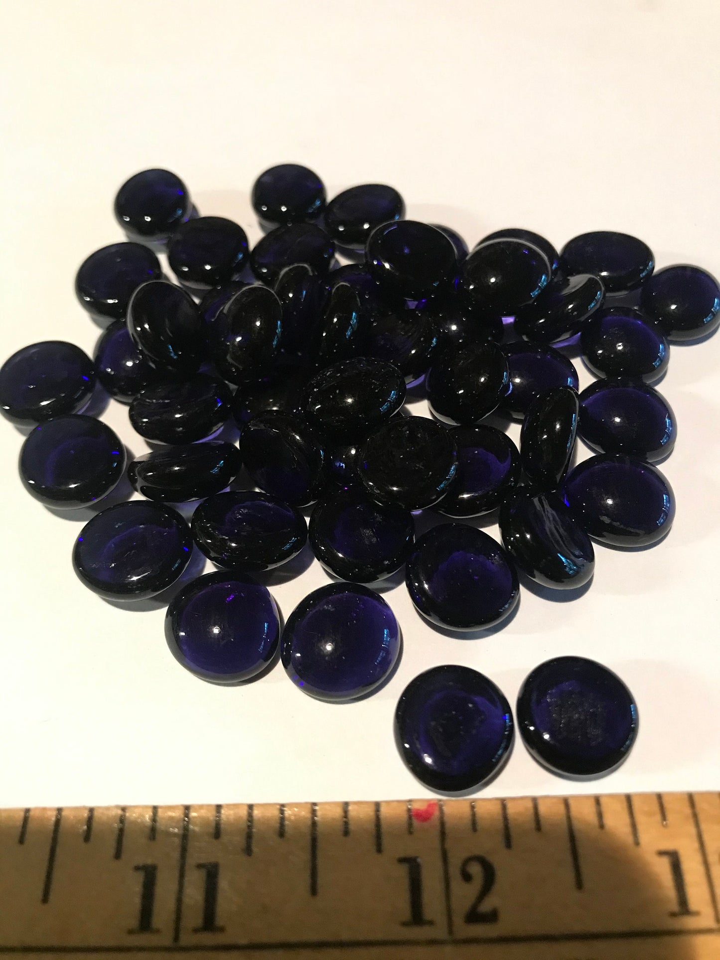 Stained Glass Sheet, 8" x 6" - 96 Black Pebbles (Spectrum 1009 PF)
