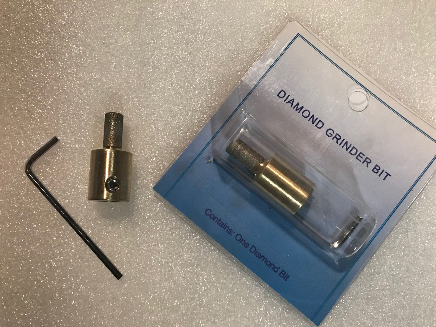 1/4" Copper Grinder Bit - Standard Grit (fits most grinders) - Stained Glass Supplies