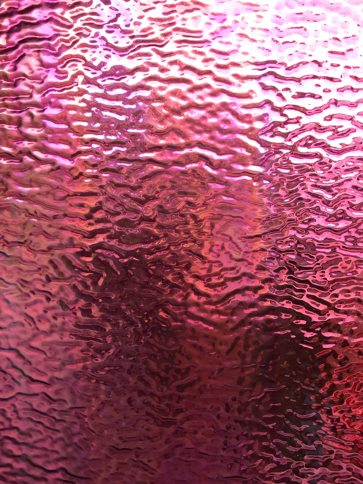 12" x 12" - Iridized Purple Ripple (Wissmach 241 R Irid)