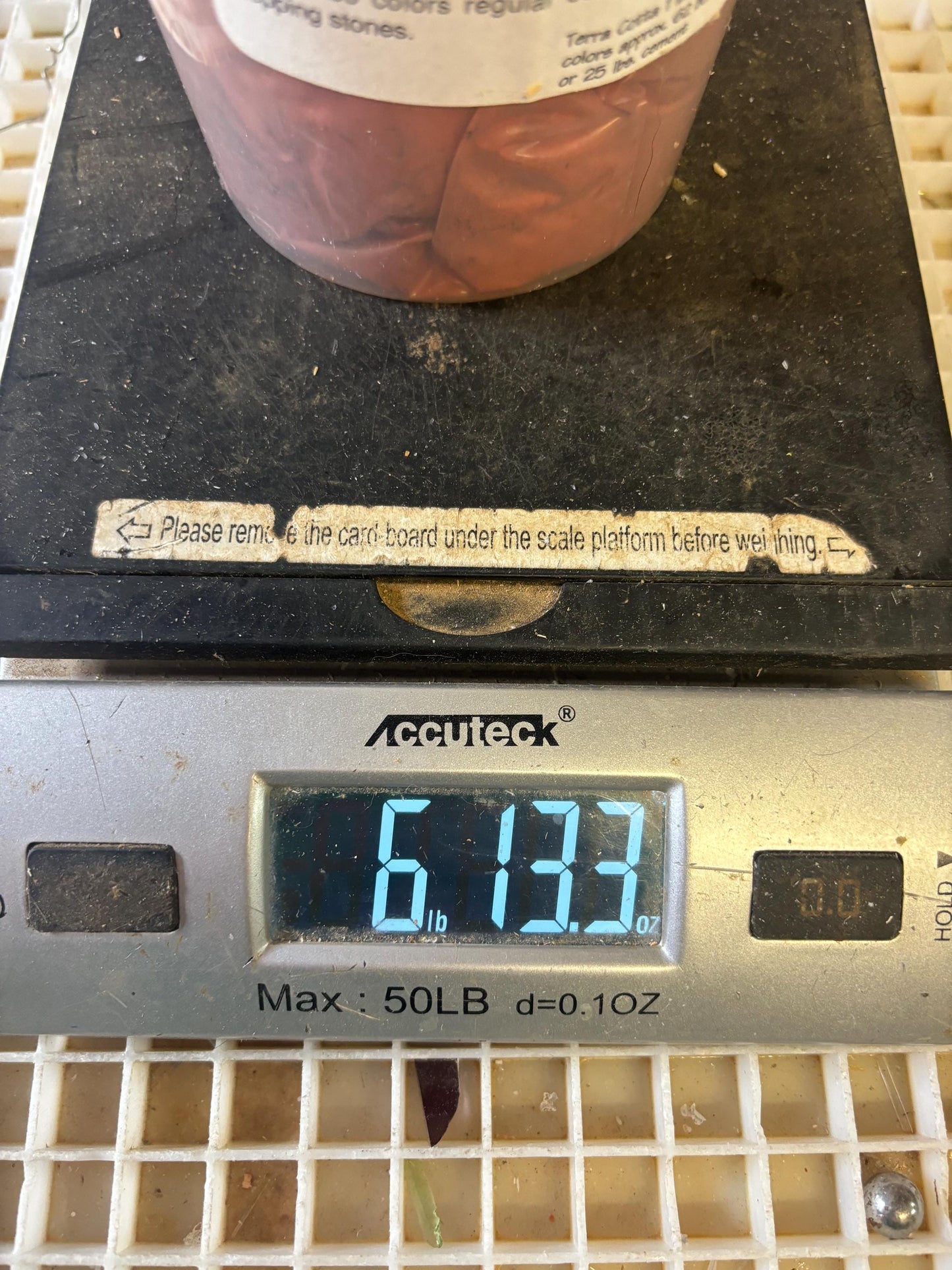 6+ Pounds of mosaic colorant