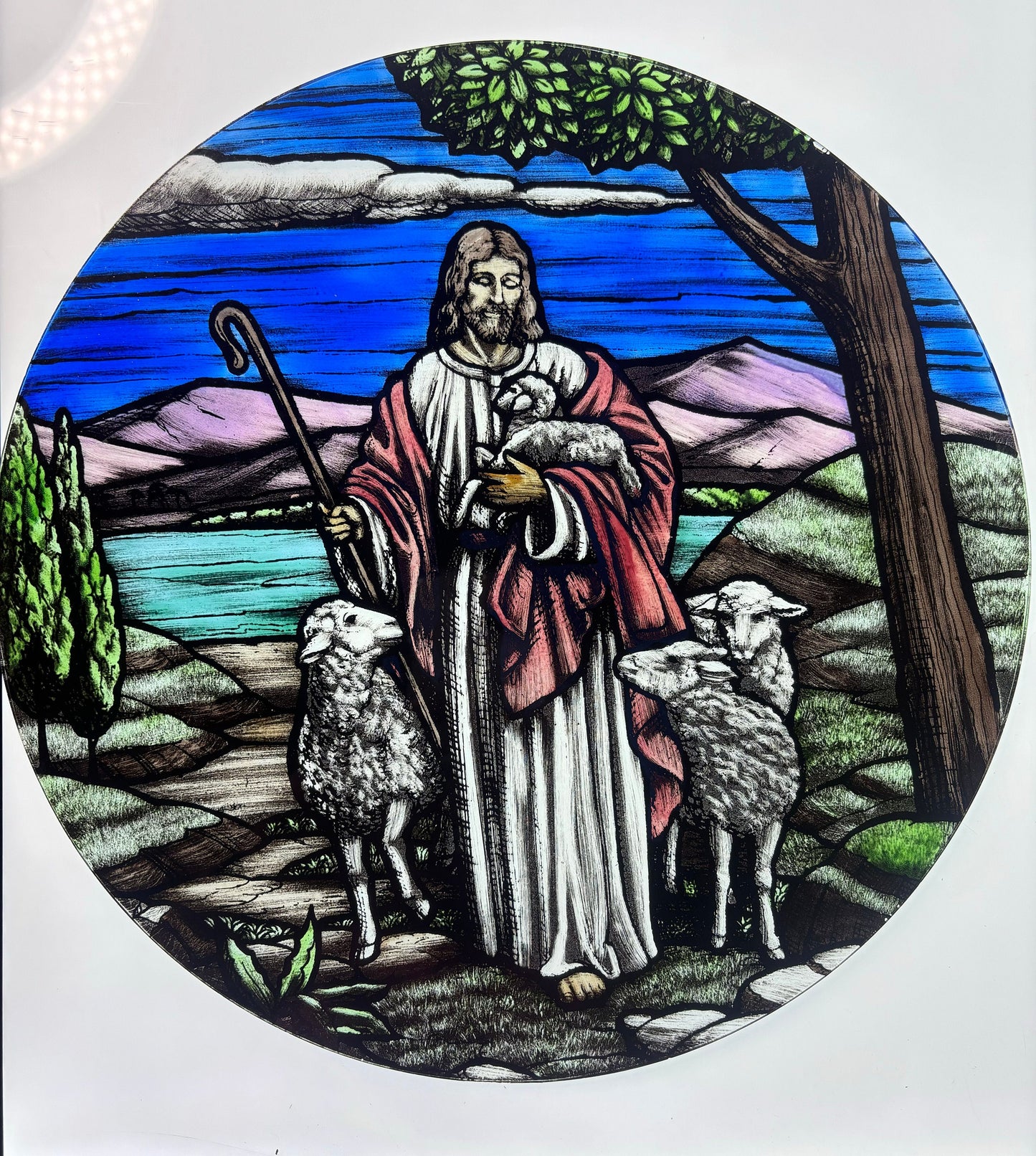 Lot of 15 - 12” Round Religious Medallions