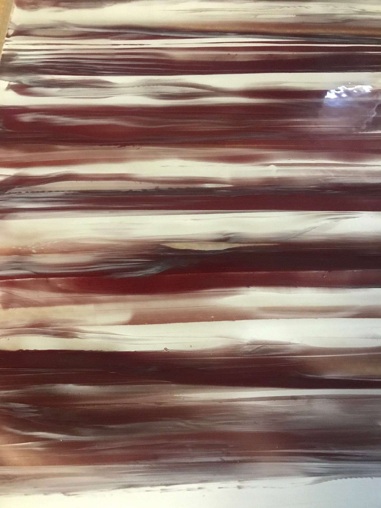 12" x 12" Red, White 82 COE (Armstrong F2006)