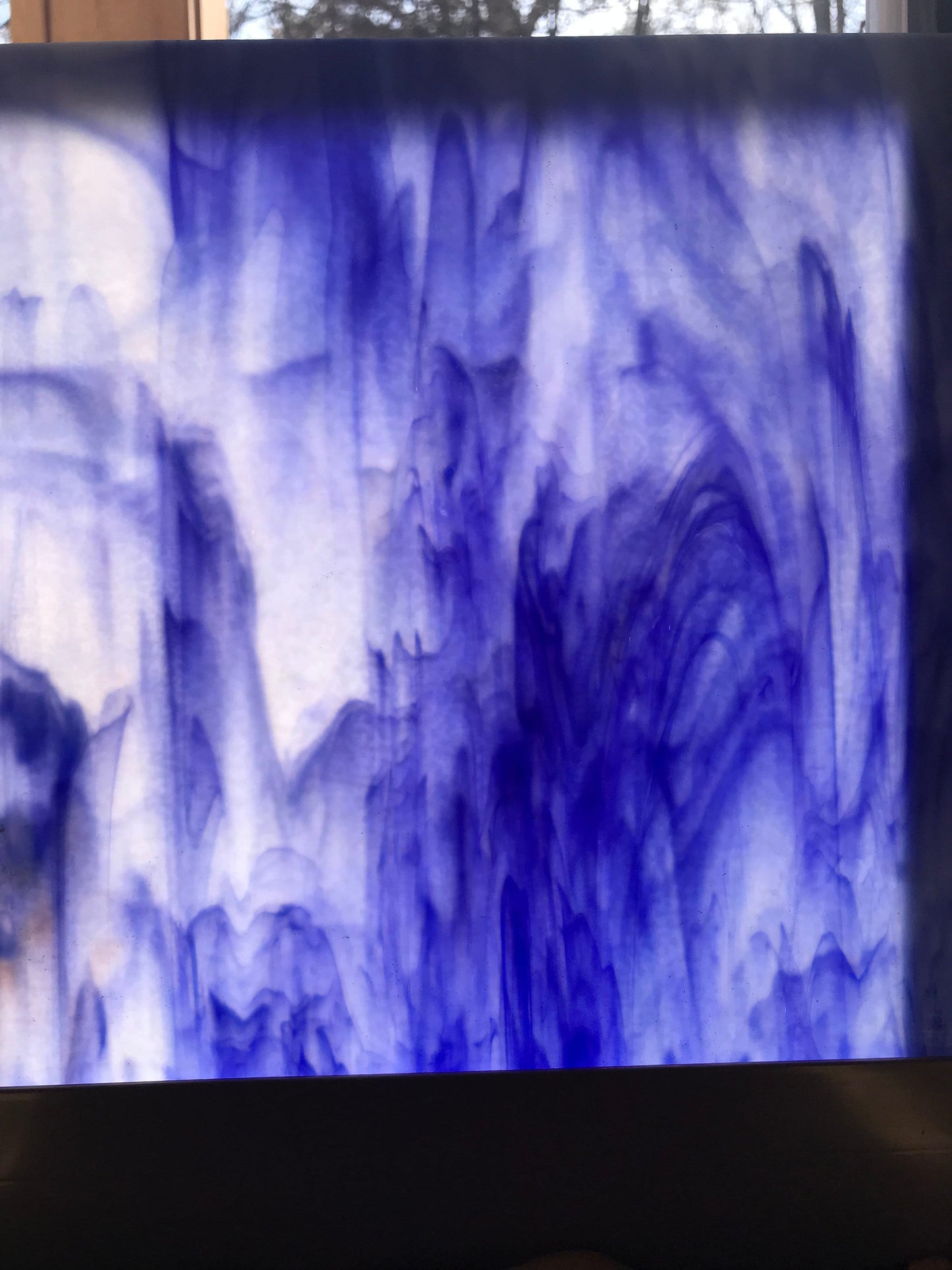 8" x 6" - Blue with Slight Purple and White (Uroboros Curious 16) *Old Stock