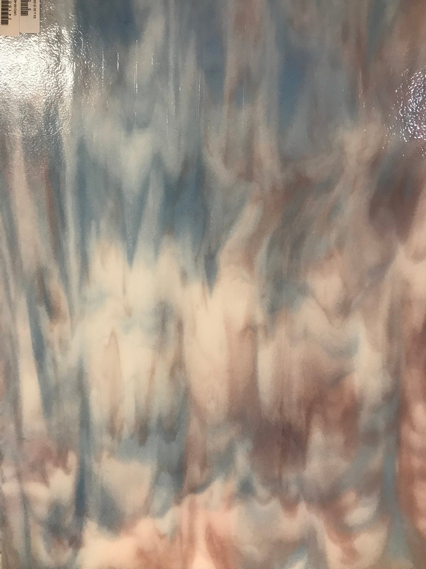 12x12 Sky Blue with White and Pastel Pink (Uroboros 60-466) *OLD STOCK