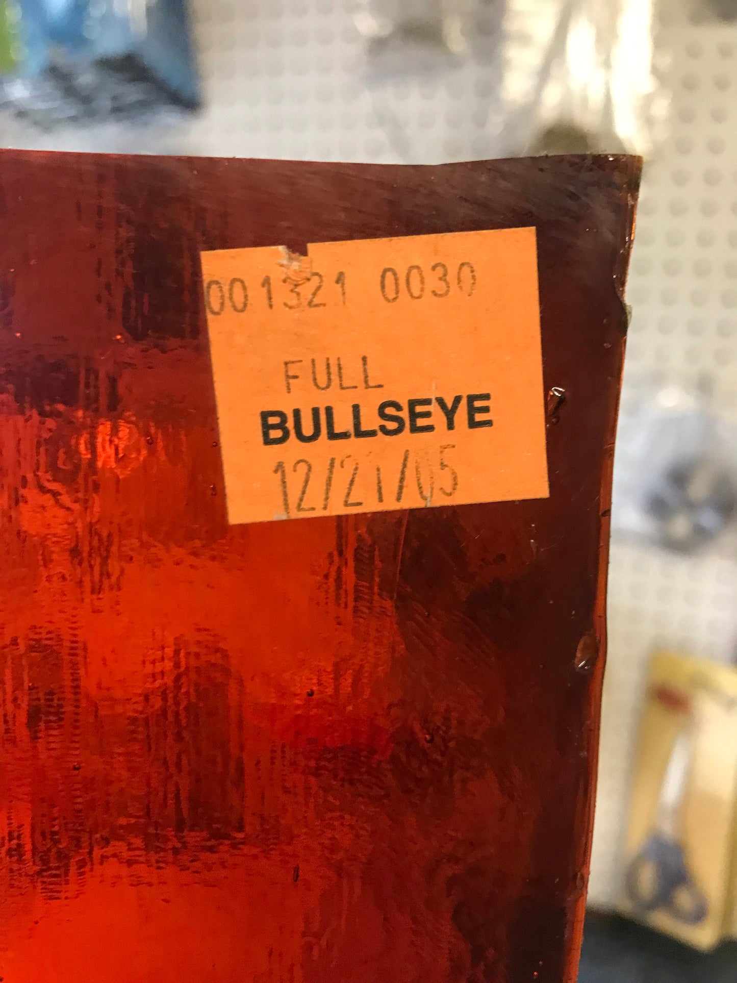10" x 10" - Carnelian Striker 90 COE(B 1321-0030)