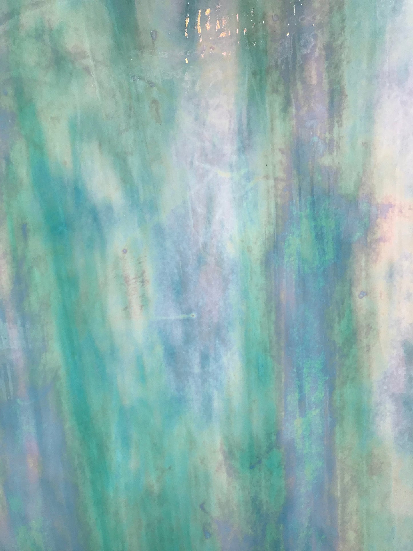 8" x 6" - Aqua Green Opal (Wissmach 250 DIR)