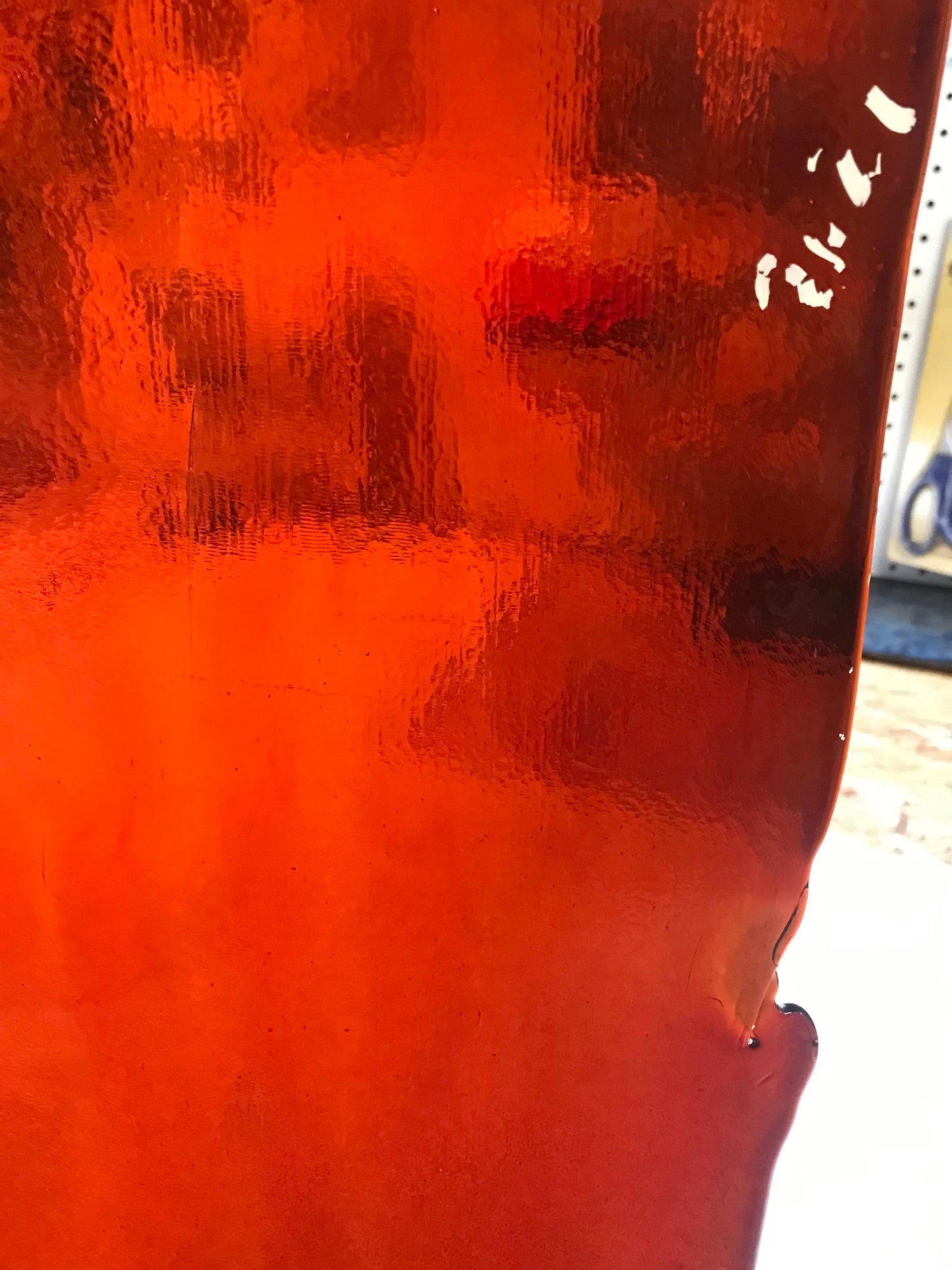 10" x 10" - Carnelian Striker 90 COE(B 1321-0030)
