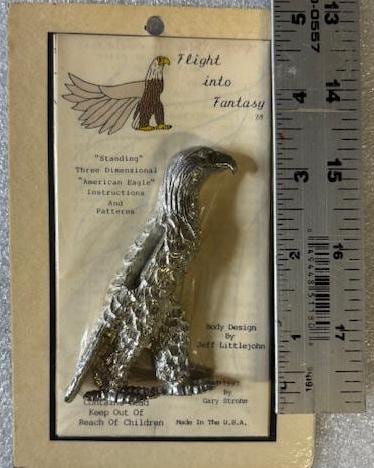 Lead Castings by Flight into Fantasy - Standing Eagle (Includes Pattern)