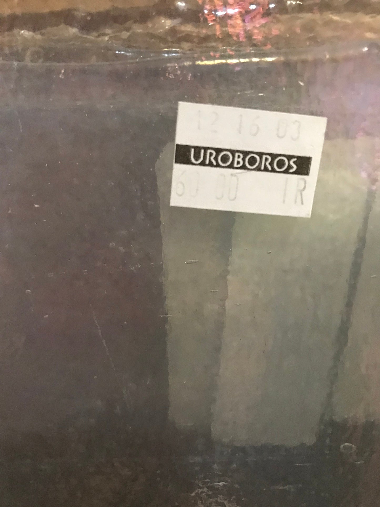 12” x 12” 96 Clear Iridescent  (Uroboros 60-00 IRID)