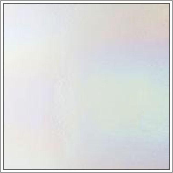 10" x 10"  - Clear Rainbow Iridized (Bullseye 1101-0031)