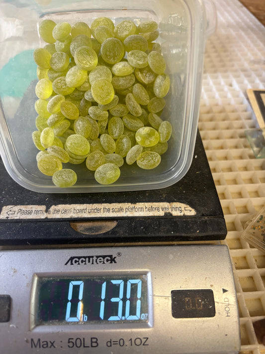 Lime Green Small Gems (Green Only)