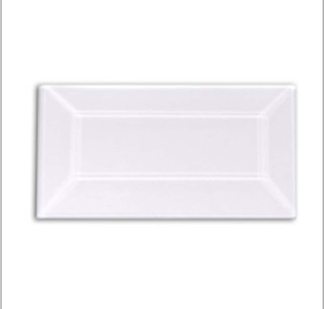 4” x 10” Clear Rectangle  Bevel - Set of 5