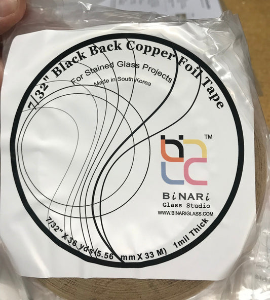 Binari Black Backed Copper Foil - 7/32” x 36 Yds